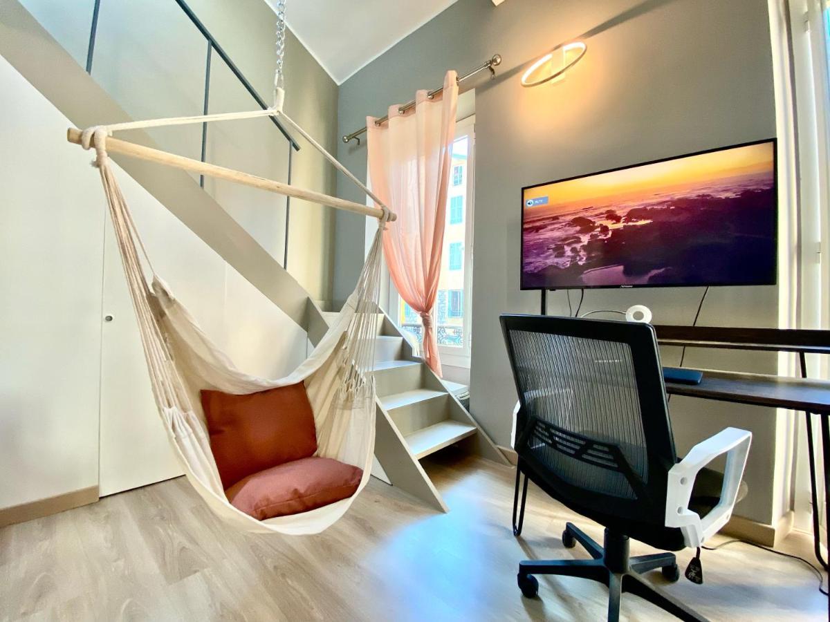 Lovely & Sunny Loft Heart Of Nice With A/C! Ngoại thất bức ảnh